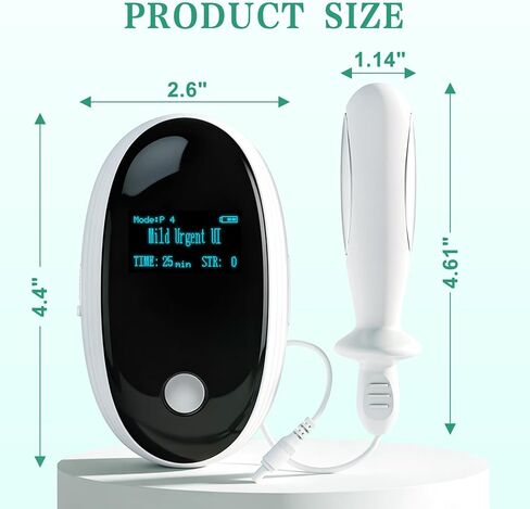 Pelvic Floor Exercise Devices, Rechargeable Kegel Exerciser Pelvic Floor Muscle Trainer Woman for Incontinence Stimulator, Bladder Control & Postpartum Recovery, Strengthens Deep Muscles in Kuwait