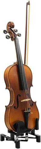 BESPORTBLE Stretchable Violin Stand Premium Folding Violin Display Rack Durable Violin Floor Holder Elegant Support for Storage and Showcase Simple Installation and Removal in Saudi Arabia