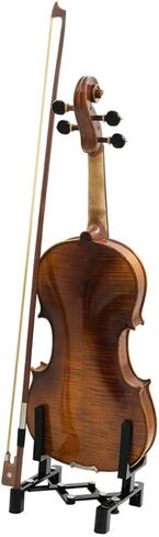 BESPORTBLE Stretchable Violin Stand Premium Folding Violin Display Rack Durable Violin Floor Holder Elegant Support for Storage and Showcase Simple Installation and Removal in Saudi Arabia