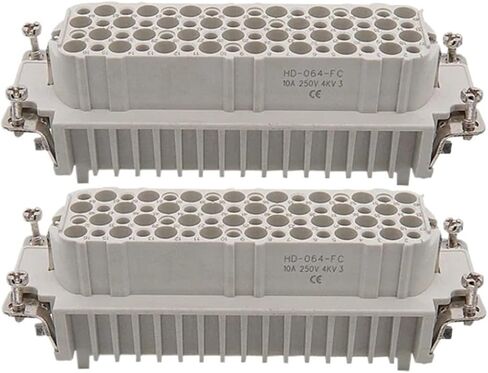 موصل مستطيل HDC HD-15/25/40/50/64 دبوس 80/128 الأساسية الصناعية والمقبس (HD-128 أنثى) in Kuwait