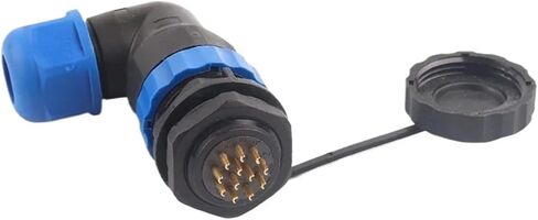 1 مجموعة SP20 الكوع الخلفي الجوز موصل الذكور والإناث لحام المقبس 1/2/3/4/5/6/7/9/10/12/14 دبوس (SPW20-10L) in Kuwait