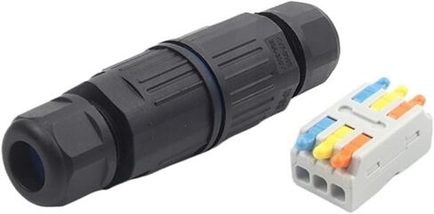 2/3 دبوس موصل 6-10 مللي متر كابل برغي محطة كتلة LED صندوق وصلات الضوء (KVF-200-3Pin) in Kuwait