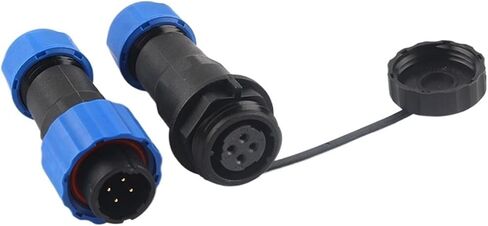 SP16 aviation connector male plug and female socket 2/3/4/5/6/7/9 pin soldering cable(SP16-4D) in Saudi Arabia