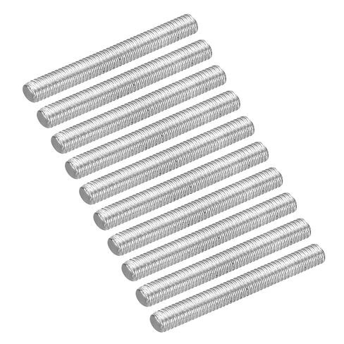 MECCANIXITY 20Pack Fully Threaded Rod M4 x 100mm 0.7mm Thread Pitch 304 Stainless Steel Right Hand Threaded Rods Bar Studs in Saudi Arabia