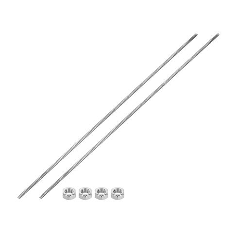 MECCANIXITY Fully Threaded Rod M22 x 250mm 2.5mm Thread Pitch 304 Stainless Steel Right Hand Threaded Rods Bar Studs Long Threaded Screw with Screw Nuts 2 Pack in Saudi Arabia