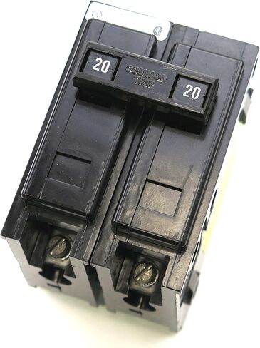 Eaton/Cutler Hammer QBHW2020 Quicklag Miniature Circuit Breaker 20 Amp, 120/240 Volt AC, 2-Pole, Bolt-On Mount in Saudi Arabia