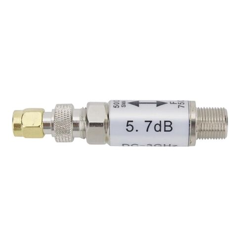 Industrial Metal Adapter Female to F Male Connector 50 75ohm Impedance Converter 0 to 3GHz for Radio Repair Impedance Adapter in Saudi Arabia