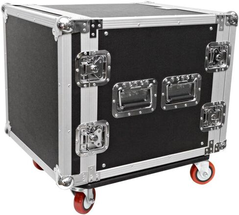 الصوت الزلزالي - 10 SPACE RACK CASE Amp Effect Mixer PA/DJ - عجلة/عجلات in Saudi Arabia