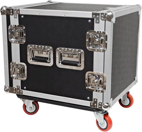 الصوت الزلزالي - 10 SPACE RACK CASE Amp Effect Mixer PA/DJ - عجلة/عجلات in Saudi Arabia