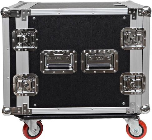 الصوت الزلزالي - 10 SPACE RACK CASE Amp Effect Mixer PA/DJ - عجلة/عجلات in Saudi Arabia