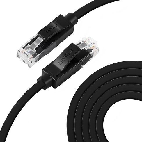 Liquid Silicone Ethernet Cable 30FT, Cat.6a 10Gbps Network Cord, RJ45 LAN Cable for Gaming, PC, TV, Tablet, Labtop, Router (White) in Kuwait