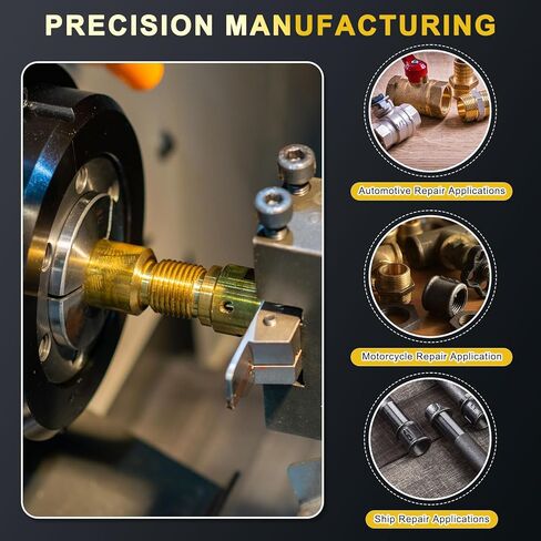 METALLIXITY 2 قطعة تركيب الأنابيب النحاسية، 3/8 بوصة NPT ذكر x 1/8 بوصة NPT ذكر خيط نحاسي حلمات سداسية محول تمديد لصنبور الحوض/الدش in Kuwait