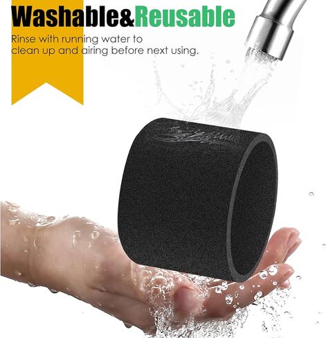 3 Pack Foam Sleeve Vacuum Filters, Fits 49-90-0160 M18 Cordless Compact Hand Held Vacuum 0882-20 in Kuwait