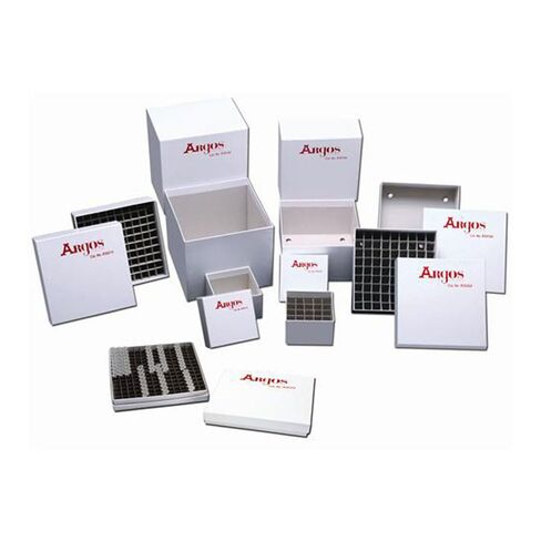 Argos Technologies 06755-76 PolarSafe Cardboard Freezer Box, 5-1/4" L x 5-1/4" W x 2" H in Saudi Arabia