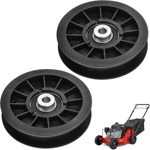 2 حزمة 109-3397 بكرة المهمل المسطحة المتوافقة مع Exmark Toro Quest 74812 74815 74820 74914 74813 74822 74824 74823 جزازة العشب، استبدال 280-511 in Kuwait