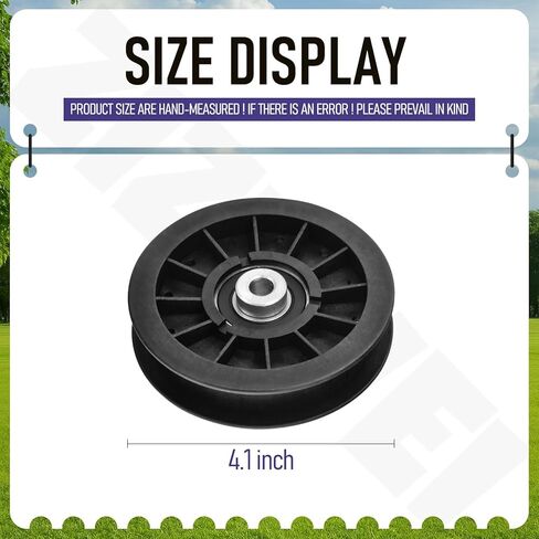 2 حزمة 109-3397 بكرة المهمل المسطحة المتوافقة مع Exmark Toro Quest 74812 74815 74820 74914 74813 74822 74824 74823 جزازة العشب، استبدال 280-511 in Kuwait