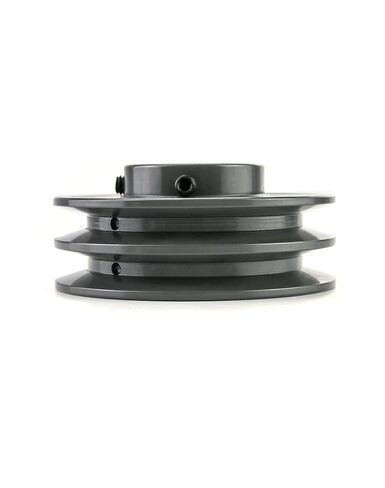 QWORK Double Groove Web Sheaves, 4.25"OD 7/8" Bore V-Belt Sheave for V-Belt, 2AK4478 in Saudi Arabia