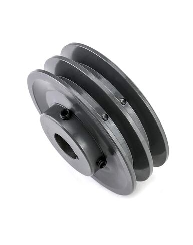 QWORK Double Groove Web Sheaves, 4.25"OD 7/8" Bore V-Belt Sheave for V-Belt, 2AK4478 in Saudi Arabia