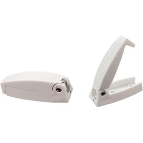 مزلاج حامل باب الصيد للمنزل المتنقل قافلة شاحنة فان السفر الأمتعة Rv اكسسوارات الأبيض ABS السيارات التصميم 1 قطعة in Kuwait