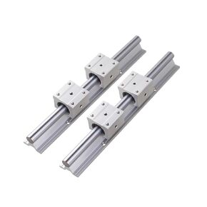 2 قضبان توجيه خطية R12 + 4 مبيتات محمل R12UU لأعمدة الدعم الكاملة (600 مم) in Kuwait