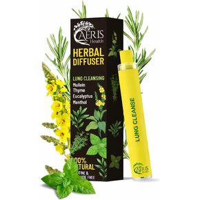 قلم نشر الروائح العلاجية بالأعشاب من مولين – جهاز العلاج العطري النباتي | مزيج طبيعي مع المولين والزعتر والأوكالبتوس والمنثول | رائحة نظيفة ومنعشة | لا إضافات صناعية in Kuwait