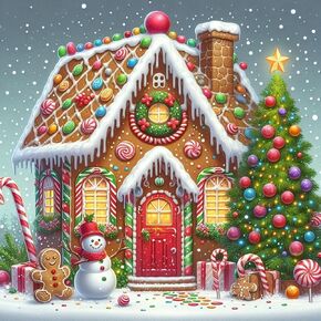 ZeeLionArt 6 Pack Christmas Diamond Art Kits for Adults,5D Christmas Snowman DIY Diamond Art Diamond Painting Kits for Adult,Round Full Drill Diamonds, Diamond Art Kits for Home Decor-12x12inch in Saudi Arabia