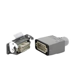 Heavy Duty Connectors HA Screw Crimp Connector Top Side Out 10Pin 16Pin 32Pin Connector Weld-Free(Elevated Side Out,50P) in Kuwait