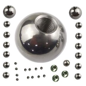 Stainless Steel Ball,1pcs,M30 Threaded Through-Hole Ball,3mm-16mm Perforation(M30*5mm) in Kuwait