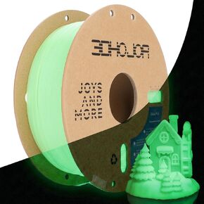 3DHoJor PLA Glow in The Dark Filament 1.75mm 1Kg, 3D Printing Luminous Filament 1.75mm Dimensional Accuracy +/- 0.03mm, Fit Most FDM 3D Printers- Glow Blue in Kuwait