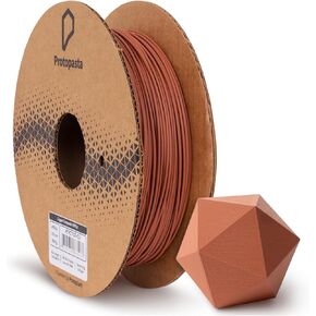 خيوط طابعة PLA ثلاثية الأبعاد مملوءة بالنحاس من بروتوباستا | خيوط طابعة بلاستيكية PLA مملوءة بالمعدن من ProtoPlant مع 60% نحاس | خيوط معدنية مركبة صديقة للبيئة البولندية والباتينا | بكرة معدنية 500 جرام in Kuwait