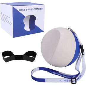 Compression Golf Swing Trainer Ball - Forearm Connection for Perfect Impact | Fix Chicken Wing Swing | Improve Backswing and Swing Tempo | Soft Memory Foam in Saudi Arabia