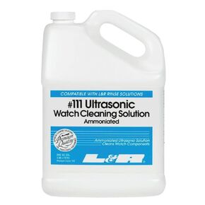 L & R Ultrasonics #111 محلول تنظيف الساعات بالموجات فوق الصوتية بدون ماء بالأمونيا 1 جالون in Kuwait