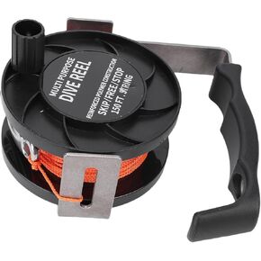 RiToEasysports Dive Reel, ABS Stainless Steel Multi Purpose Diving Reel with 150ft Line for Safe Underwater Cave Diving and Snorkeling in Kuwait