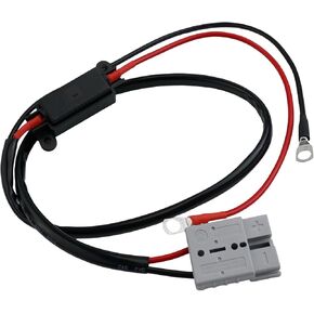 طقم كبل توصيل سريع للبطارية 50 أمبير للموصل مع أطراف نحاسية مطلية بالفضة 40 أمبير تصميم قفل قوي للقوارب والمركبات ATVs والمقطورات والرافعات in Kuwait