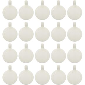 OSALADI Round Dessert Trays 100 Pcs Mini Cake Boards Mousse Bases Plastic Pastry Serving Circles for Party Baking Accessories 3.93X2.95 Inches in Saudi Arabia