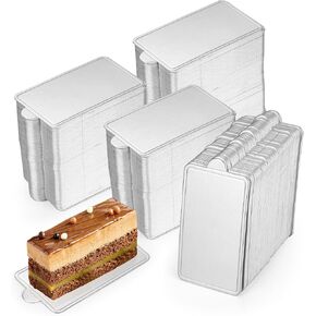 300 Pcs Mini Square Cake Boards, 3.5 x 3.3 Inch Silver Square Cake Boards Disposable Mousse Cakes Board, Mini Cakes Bases for Cupcakes,Slices,Treats, Cheesecake,Dessert and More in Kuwait