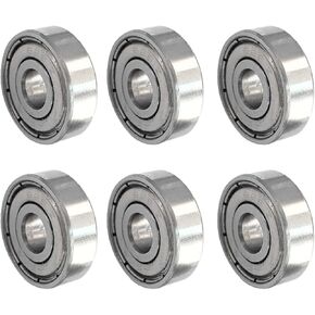 10 Pcs Inline Roller Bearings 3x10x4mm 623zz Miniature Ball Carbon Steel Long Plate deep Groove Scooter(10pcs 626 6x19x6mm) in Kuwait