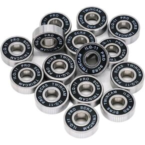 8 Pieces 608 RS Bearing ILQ-11 8x22x7 Longboard Speed ​​Inline Wheel Bearing Skate Scooter Smooth Skate Scooter(8Pcs ILQ-11 Black) in Kuwait