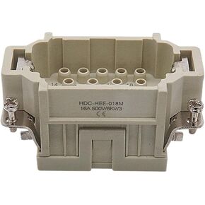موصل مستطيل للذكور والإناث النواة الداخلية HEE-10 18 كور 32 فتحة 46 موضع 92 دبوس ضغط بارد (HEE 10-core ذكر) in Kuwait