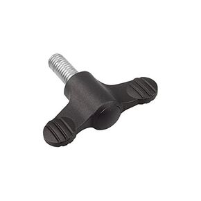 Kipp 06652-006X25 Novo·Grip Thermoplastic Mini Wing with M6 External Thread, Metric, Steel Stud, 28 mm Diameter, 25 mm Screw Length, Grey (Pack of 10) in Saudi Arabia