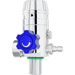 Diving Equipment For 1L diving Scuba Oxygen Cylinder Breathing Valve Regulator With Mouthpiece Regular version(GREEN) in Kuwait