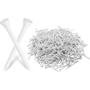 Bamboo Golf Tees 1000/500 PCS 2-3/4 inch Length | Professional Natural Bamboo Golf Tees, Durable and Low Friction in Kuwait
