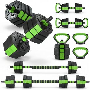 مجموعة أوزان قابلة للتعديل بوزن 88 رطل، مجموعة دمبل 4 في 1 ومجموعة أوزان أثقال لصالة الألعاب الرياضية المنزلية، تتحول إلى حامل كيتل بيل وحامل للضغط، مجموعة أوزان مجانية للرجال والنساء لتمرين الجسم بالكامل in Kuwait