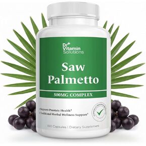 مركب دكتور فيتامين سو بالميتو 500 مجم، مستخلص 45%، 100 كبسولة، مكمل عشبي غير معدل وراثيًا لدعم صحة الرجال in Kuwait
