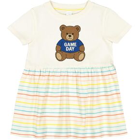 فستان Inktastic Game Day Teddy Bear جرافيك للرضع in Kuwait