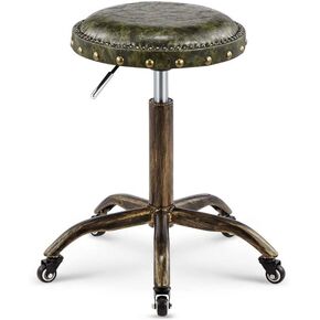 Stool with Wheels Rolling Stools with Wheels Rolling Heavy Duty Hydraulic for Shop Guitar Lab Tattoo Workbench Medical Adjustable Swivel Stool Chair (#1) in Saudi Arabia