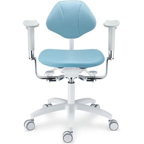Microscope Doctor's Chair with 360 Degree Rotating Armrest,Adjustable Height and Backrest Angle Lifting Chair U-Series Skin Feel Leather Cushion (PLST-090) in Kuwait