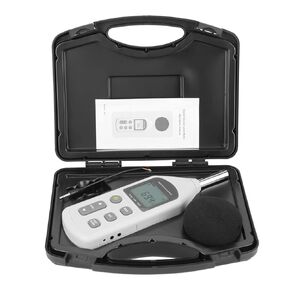 عملي صغير مقياس الضوضاء الرقمي مستوى الصوت متر أداة قياس الضوضاء GM1357 الضوضاء الصوت 27x21x7 in Kuwait