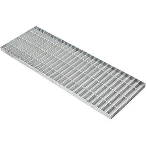 Heavy-Duty Galvanized Steel Drain Grate - Rectangular Outdoor Sewer Cover for Garage & Trench Drainage - Durable Rainwater Strainer & Floor Grate, 50x30x3CM in Kuwait