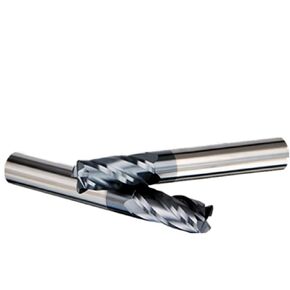 لقم مطحنة نهائية من كربيد التنجستن R1.0 زاوية مستديرة 4 مزامير HRC 50 درجة أدوات طحن فولاذية التنجستن أدوات طحن 4 مم - 12 مم (D6.0xR1.0xD6xL100) in Kuwait